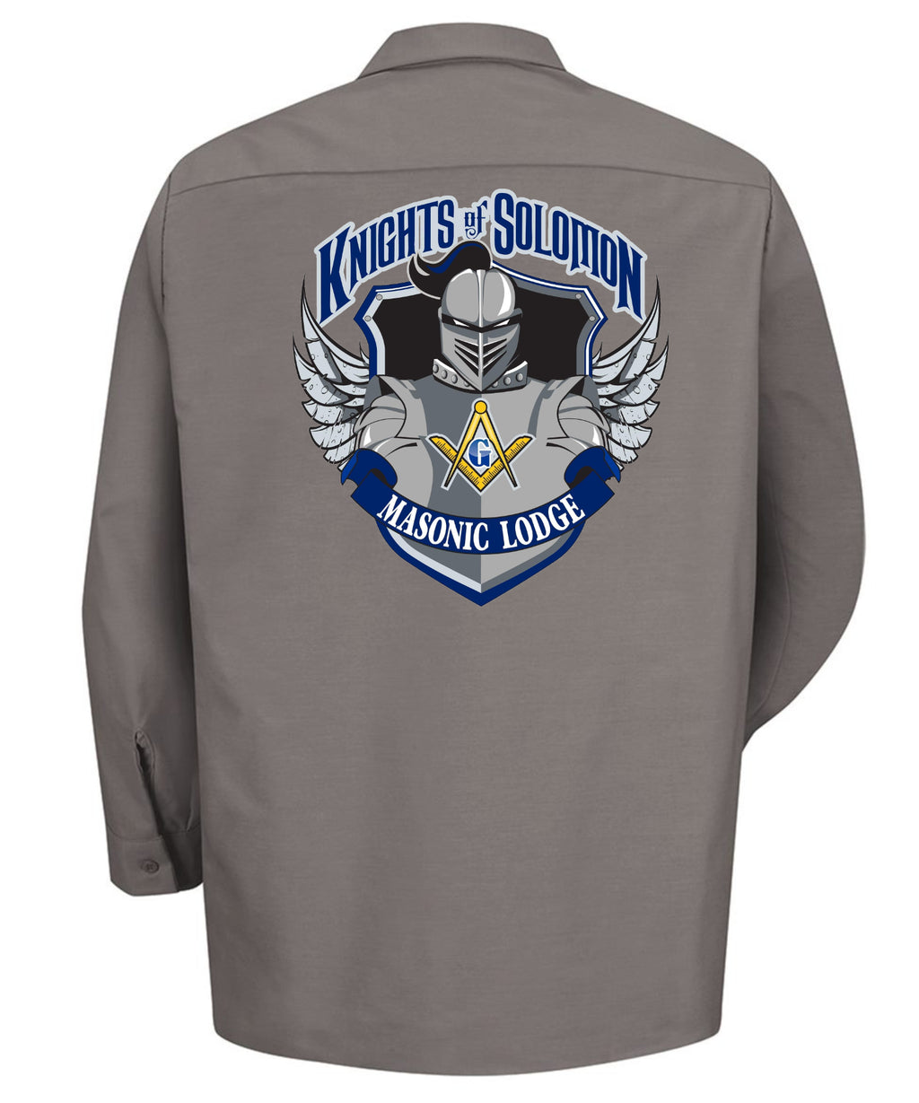 Knights of Solomon Long Sleeve Industrial Shirt image 7