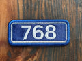 Lodge Number Patch image 0