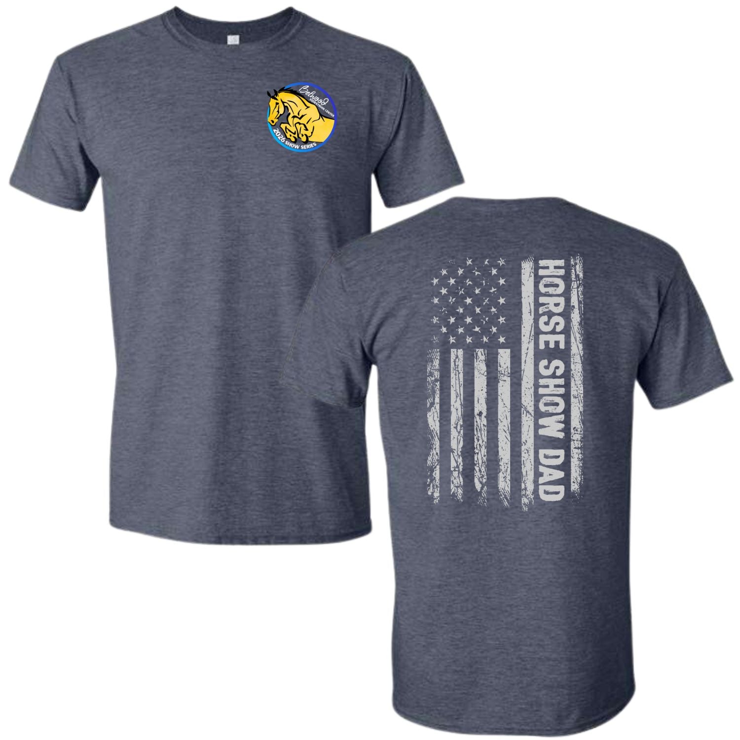 BEC Horse Show Dad Flag T-shirt image 1