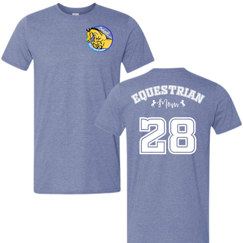 BEC Equestrian Mom T-shirt with number image 0