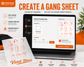 Create a Gang Sheet